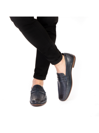 Мъжки стилни обувки, Мъжки обувки Lister тъмно сини - Kalapod.bg
